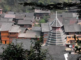 village Zhaoxing des Dong