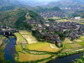 le village Chengyang des Dong