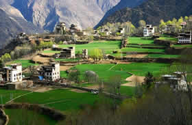 le village tibétain de Danba