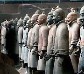 terracotta warriors