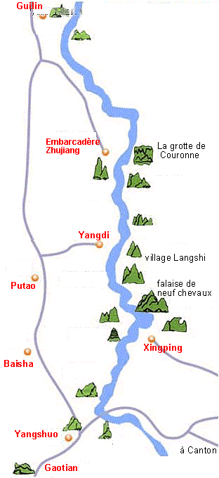 Carte rivière li